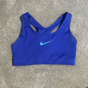 Blue and Teal Nike sports bra